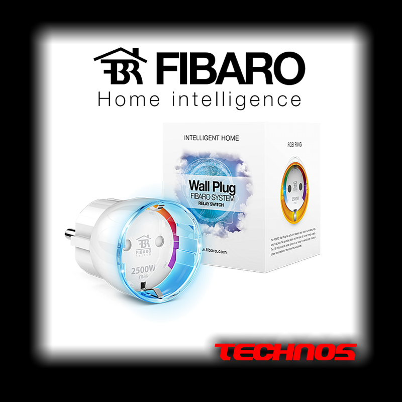 FIBARO Wall Plug GEN 5 Enchufe Z-Wave (on/off) con medidor de consumo