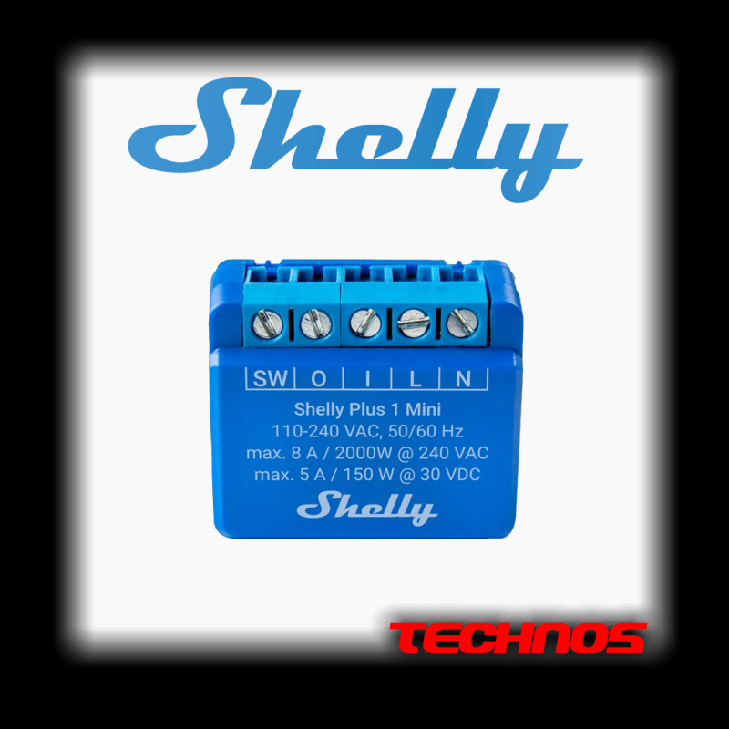 Shelly Plus 2 PM. Relé inteligente monofásico de 2 canales con
